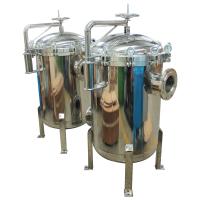 Filtración de agua industrial con una sola bolsa o con varias bolsas con una gran capacidad de filtro