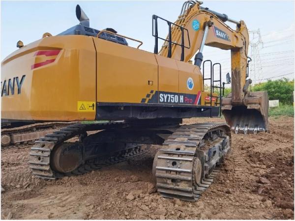 Second-hand SANY750 excavator with low price and excellent quality  Bucket capacity 5.0m3 Machine weight 76000kg
