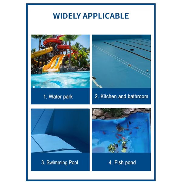 Water Resistant Water Based Pool Paint 3 Hours Drying Moisture Resistant Paint