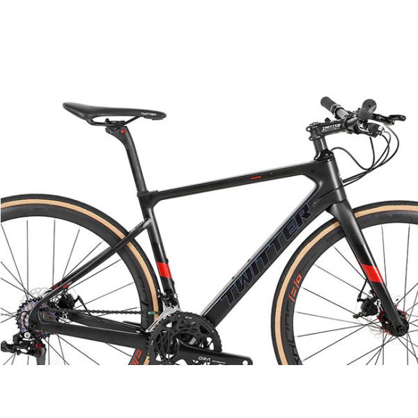 велосипед волокна углерода колеса 700x25C гибридный, рамка размера XL велосипеда кадра 45cm стабилизированная