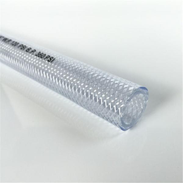Flexible / transparent pvc clear hose/pvc fiber braided reinforced water hose tube