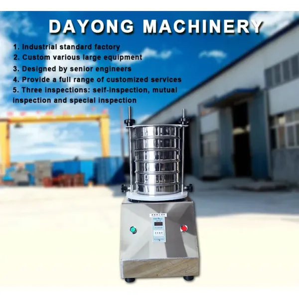 200mm Lab Test Sieve 1-8 Layers Electromagnetic Sieve Shaker Machine