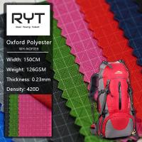 Matriz lisa de pano de Diamond Lattice Nylon Waterproof Oxford para o saco durável tecido