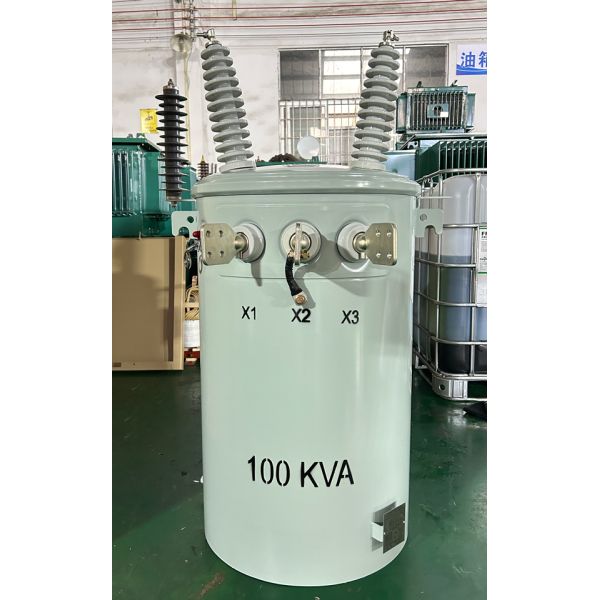 Power Pole Transformer 100 Kva 34.5kv To 120v Dual Winding Oil Filled Distribution Transformers