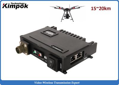 terme sans fil d'IP Mesh Radio de l'Ethernet 30dBm long pour la vidéo d'UAV robuste