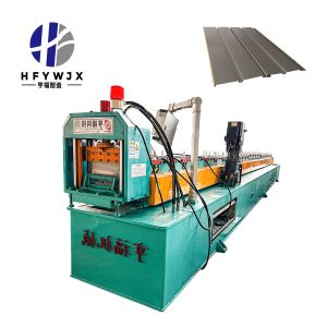 PLC Control Wall Panel Manufacturing Equipment 30 Rows For Metal Cladding Sheets