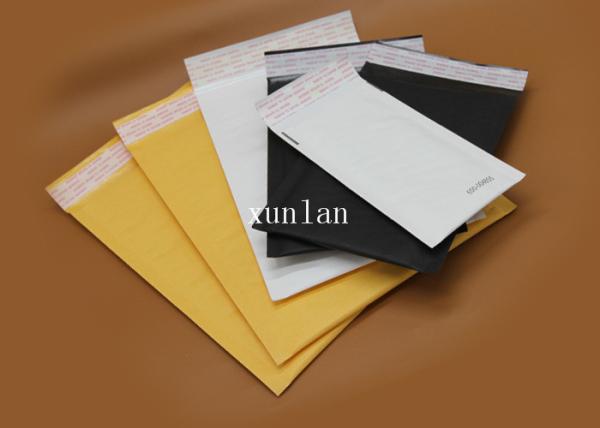 Multi Color Kraft Paper Bubble Mailers , High Security Courier Packing Bags