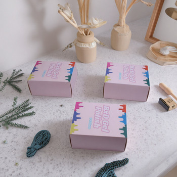 Custom Cute Design Gel Polish Boxes Packaging Beauty Product Packaging Wholesale