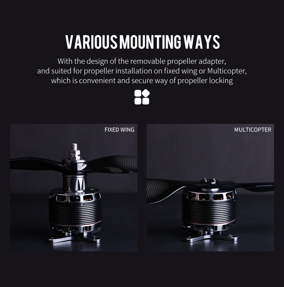 T-MOTOR AT8030 85CC Brushless 6800W 7500W 10S 14S Airplane Fixed Wing Drone Motor