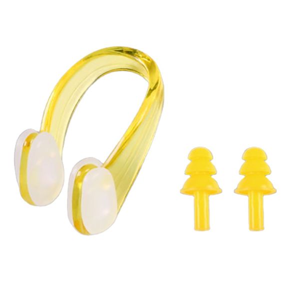 Eco Friendly Silicone Nose Clip and Ear Plugs for Waterproof Hearing Protection in Swimming