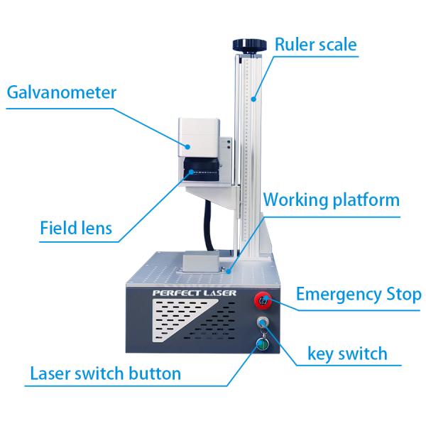 5 W Small Desktop 5W UV Laser Marking Engraving Machine For Crystal Glass Acrylic