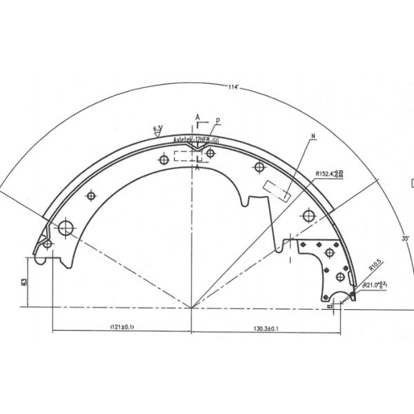 Los frenos hidráulicos Uni servos del remolque de 12 pulgadas calzan el reemplazo