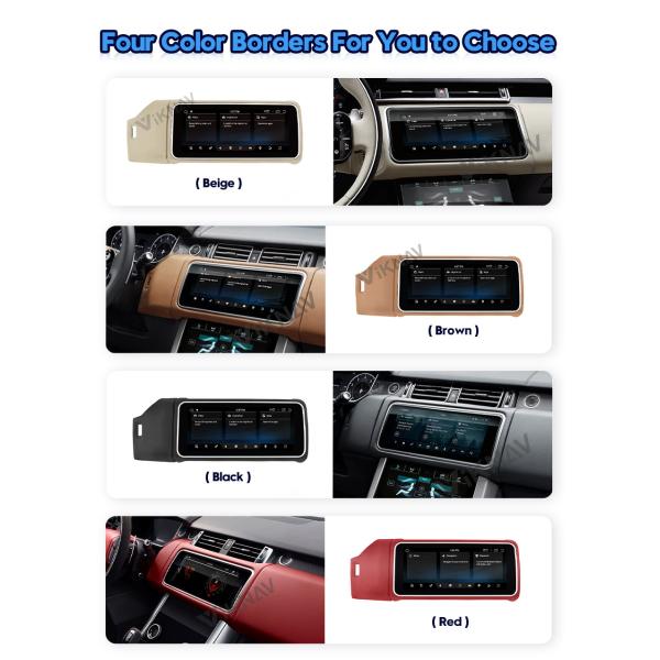 12.3-дюймовое авторадио для Android для Range Rover L405 экран AC кондиционер экраны второго пилота 2din Car Stereo Carplay