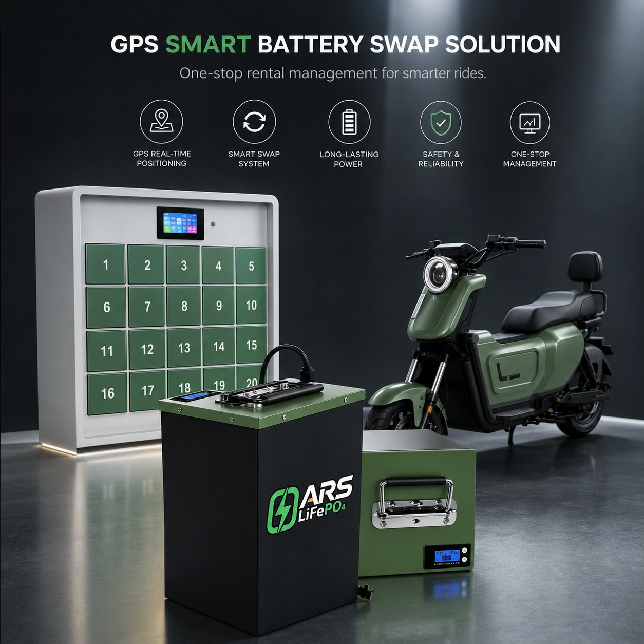 Custom 48V 60V 72V LiFePO4 Battery for Wenbox 350 E-bike Scooter Motorcycle