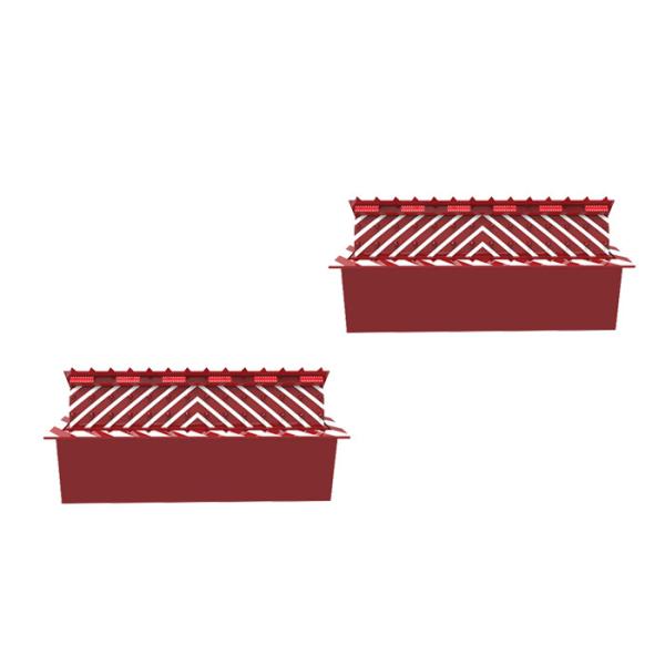 120 Tons Passing Pressure Hydraulic Road Blocker with 50-100m Remote Control and 16mm Top Plate Thickness Anti-Terrorism Road Barrier