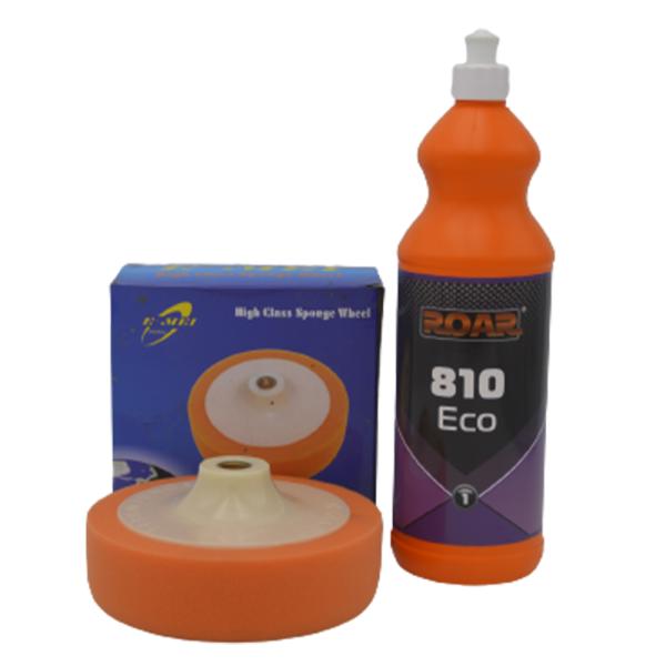 Round Foam 6 Inch Car Buffing Sponge Car Polisher Sponge 50 Grit