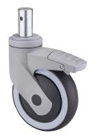 Las ruedas giratorias de Dajin 125 mm 5 pulgadas con rosca giratoria