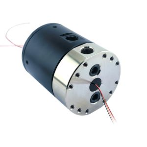 2-Channel Pneumatic 4-Channel Electrical Rotary Pneumatic-Electric Slip Ring with G3/8