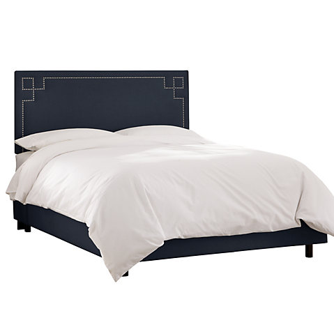 french style antique king upholstered linen velvet fabric wooden frame reproduction classic design bed beds headboard