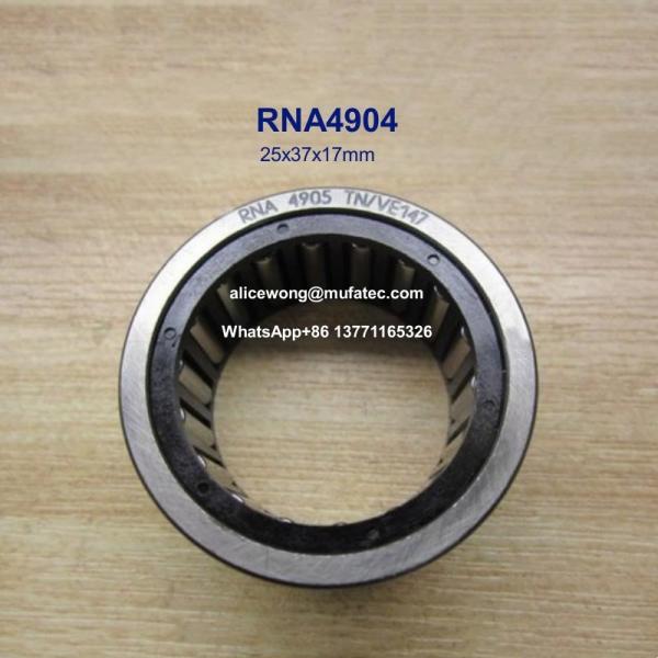 RNA4904 printing bearings nylon cage needle roller bearings no inner rings 25x37x17mm