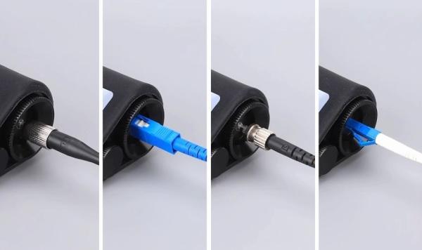 Black Optical Fiber Testing Tools Field Fiber Microscope
