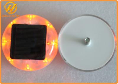 Anti - UV Reflective Road Studs PC Solar Flashing Road Stud 1500mAh Li-On Battery