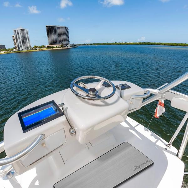 WOOWAVE EVA Boat Flooring Waterproof Station Pad for Customized Brush Grooved Surface