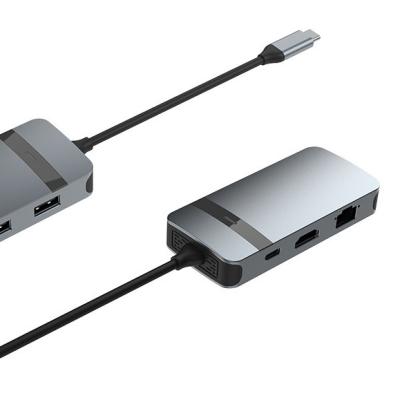 4 IN 1HDMI USB UP Usb C Adaptador para Conectividade de Áudio Aprimorada de Potência de Laptop