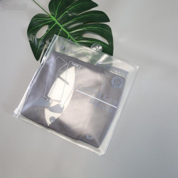 Clear Plastic Clothing Zip Lock Bags Custom Printed Frosted Shipping Inner Packages