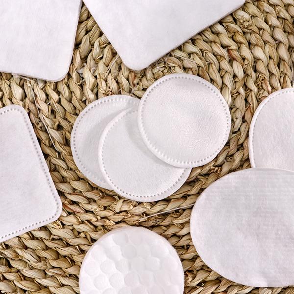 100 pièces/sac disques de coton pour le visage ODM démaquillant jetables