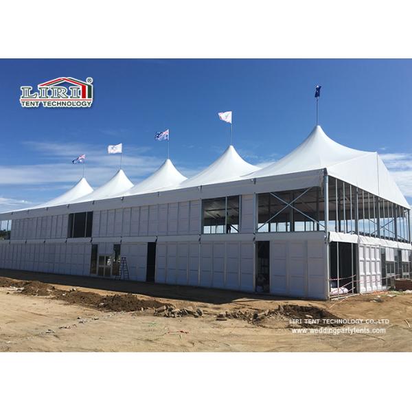 Clear Span Glass ABS Walls Two Story Tent For Beer Festival Events