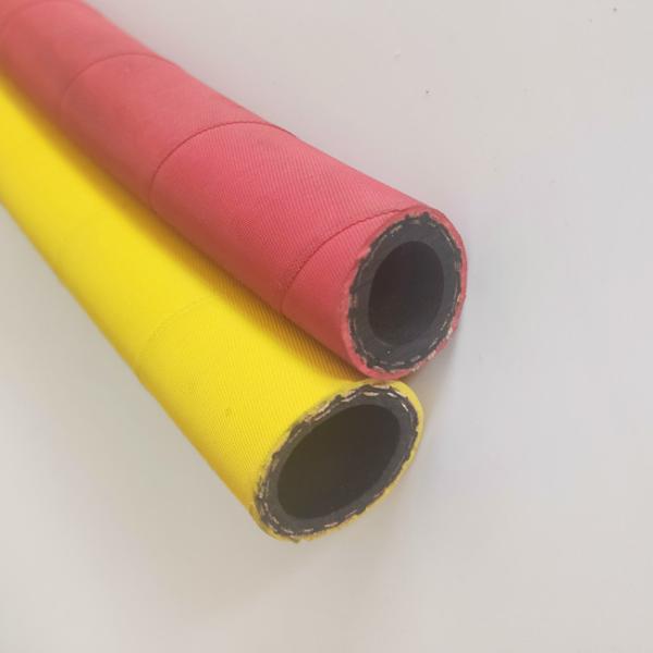 1/2 EPDM Steam Hot Water Hose Rubber Textile Braided For Food Processing Industry
