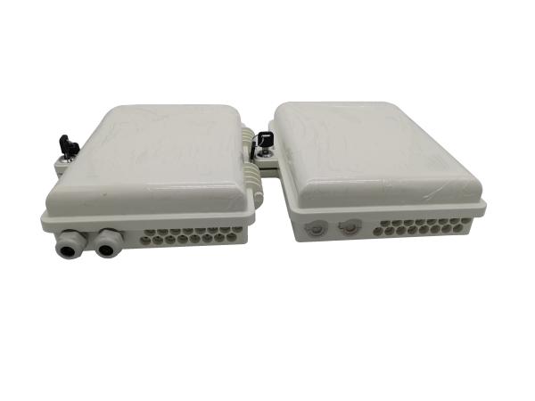 Fiber Optic 2-Entry Cable Gland 16 Out 16 Core 1x16 Splitter Box for Networking