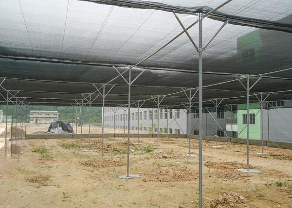 Quick Installtion Shade Net House For Relaxing Plant Seedling