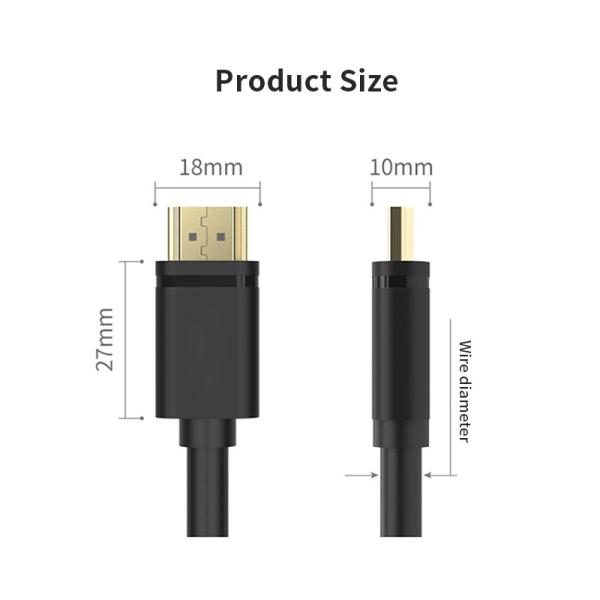 HDTV  cable 2.0 Without chip  2.0V 4K*2K 18 Gbps Fiber Optic PVC HDTV 4k@60Hz  5M-50M