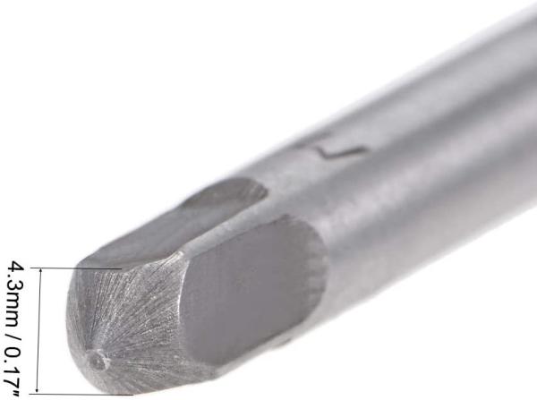 HSS M6 Hand Taps Straight Flute 1 Pitch Metric Thread