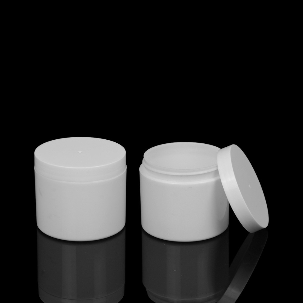 Двойная косметика опарника 50g 100g 150g сливк PP стены роскошная белая Biodegradable раздражает ODM