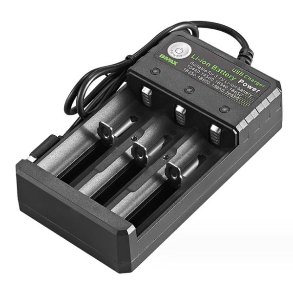 3.6V-6.5V/3A Output Battery Charger for Fast Charging Li-ion Rechargeable Battery