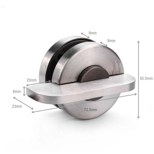 Quincaillerie de cloison de salle de bain en acier inoxydable allié pour toilettes commerciales