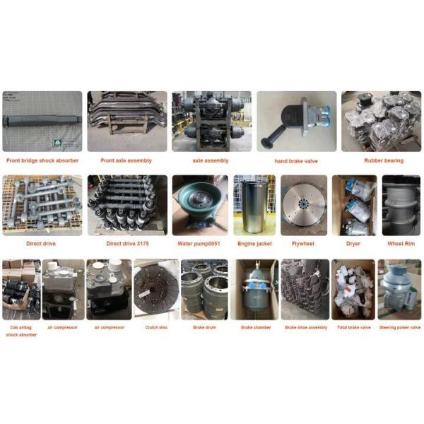 FUWA BPW Used Truck Axle 16T Truck Trailer Spares German Type