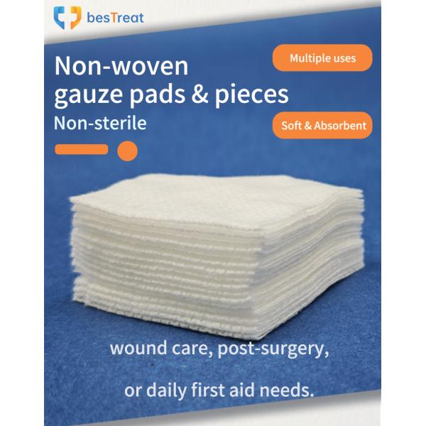 30g Non-Sterile Medical Gauze Pads CF220410*10/7.5*7.5/5*5cm