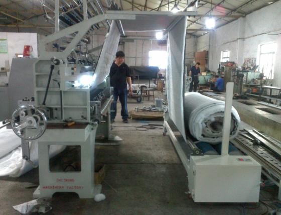 Simple Type Cloth Fabric Roller Machine , Programmable Fabric Inspection Machine