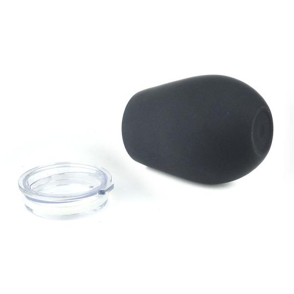 Double Wall Seal Lid Black Matte Stainless Steel Vacuum Coffee Mug