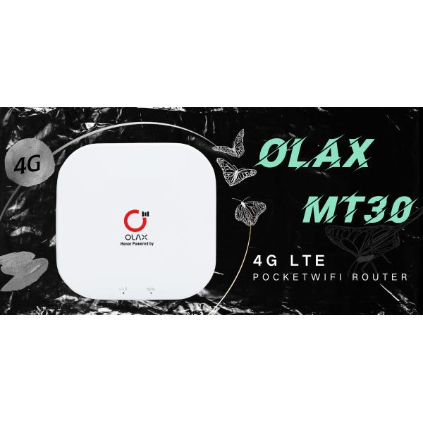 OLAX MT30 Unlocked type-c 4g wifi modem Ethernet port 4g lte router with sim card slot 4000mah router