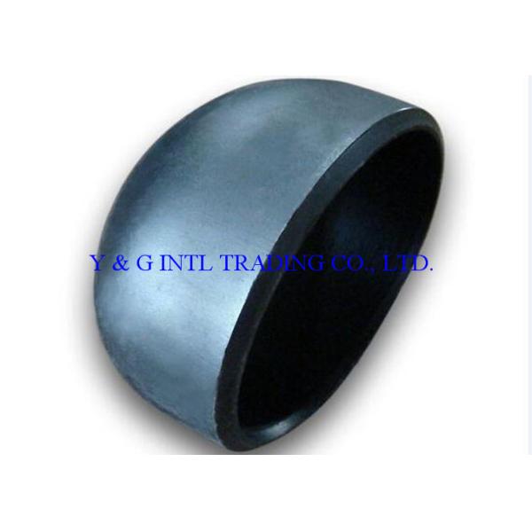 Sch 10 WP Stainless Steel Pipe Caps , 316 / 316L Weld On Steel Pipe Caps