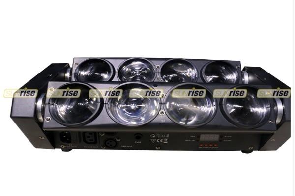 150W 8x10w Rgbw Beam Spider Moving Head Light , Dj Spider Lights White Color
