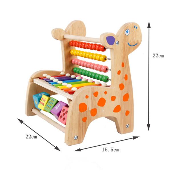 Musical de madera del niño unisex juega el xilófono de madera del bebé