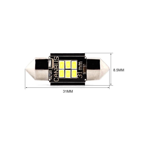 IP65 3020 SMD 6000K 210LM 31mm Festoon LED Light