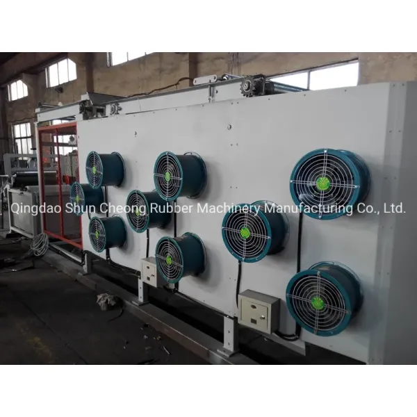 XPG-700 Rubber Sheet Cooling Line Batch Off Cooler Cooling Machine / Batch Off Cooler