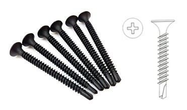 Винт крыши собственной личности головы наговора лотка ферменной конструкции фланца наговора металла нержавеющей стали винта сверла наговора сверля с резиновой шайбой